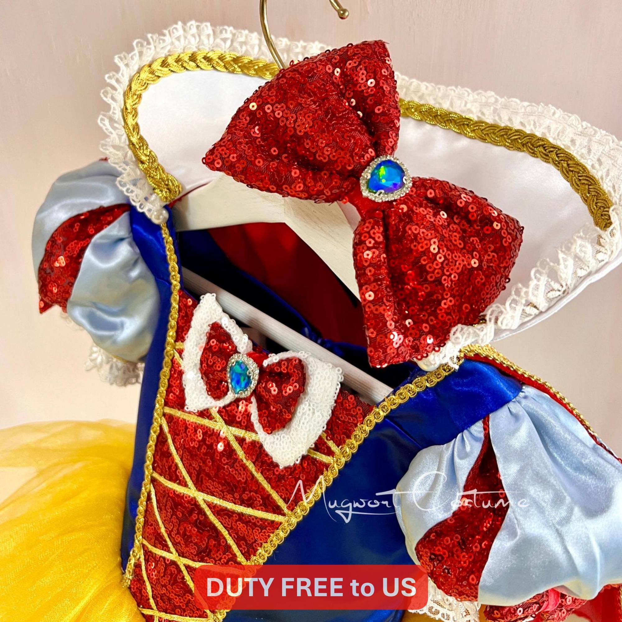 Snow White Dress for Toddler, Halloween Costume