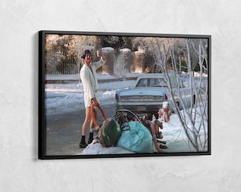 Shitters Full Poster, Christmas Vacation Print, Funny Movie Poster, Chevy Chase, Christmas Decor,  Gift for Him, National Lampoons Wall Art