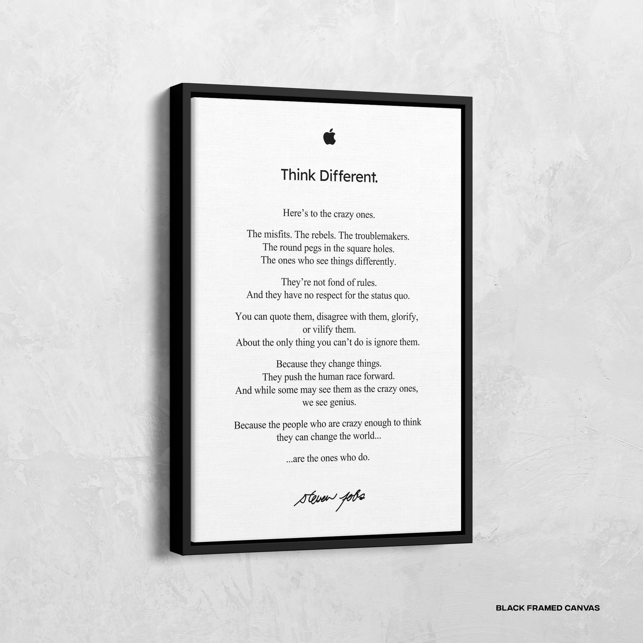 Think different apple poster - Etsy 日本