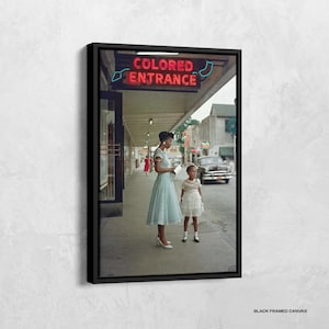 Drinking Fountain Black Lives Matter Poster, Butcher Shop Print, African American Wall Art, Department Store Segregation Print, Gordon Parks