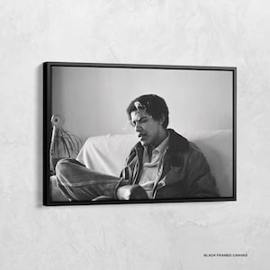 Young Barack Obama Smoke Print, Barack Obama Poster, Black and White, Photography Prints, President of USA, Political Memorabilia Gifts