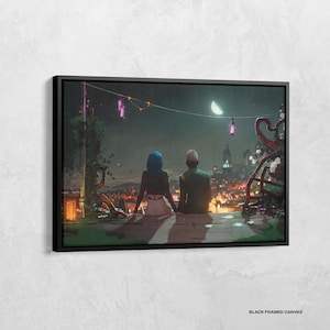 Happy Ending in Arcane Poster, Jinx Kunst, Vielleicht in einem anderen Leben, Jinx Poster, Jinx Fan Geschenk, Videospiel Dekor