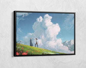 ジブリアート15ハウルの動く城より「コルマールの時雨」25cm×33cm 額装品 ジブリアート15ハウルの動く城より「コルマールの時雨」25cm