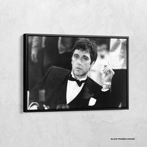 Tony Montana Wall Art, Scarface Movie Poster, Al Pacino Print, Tony Montana Black and White Photography, Tony Montana Movie Posters