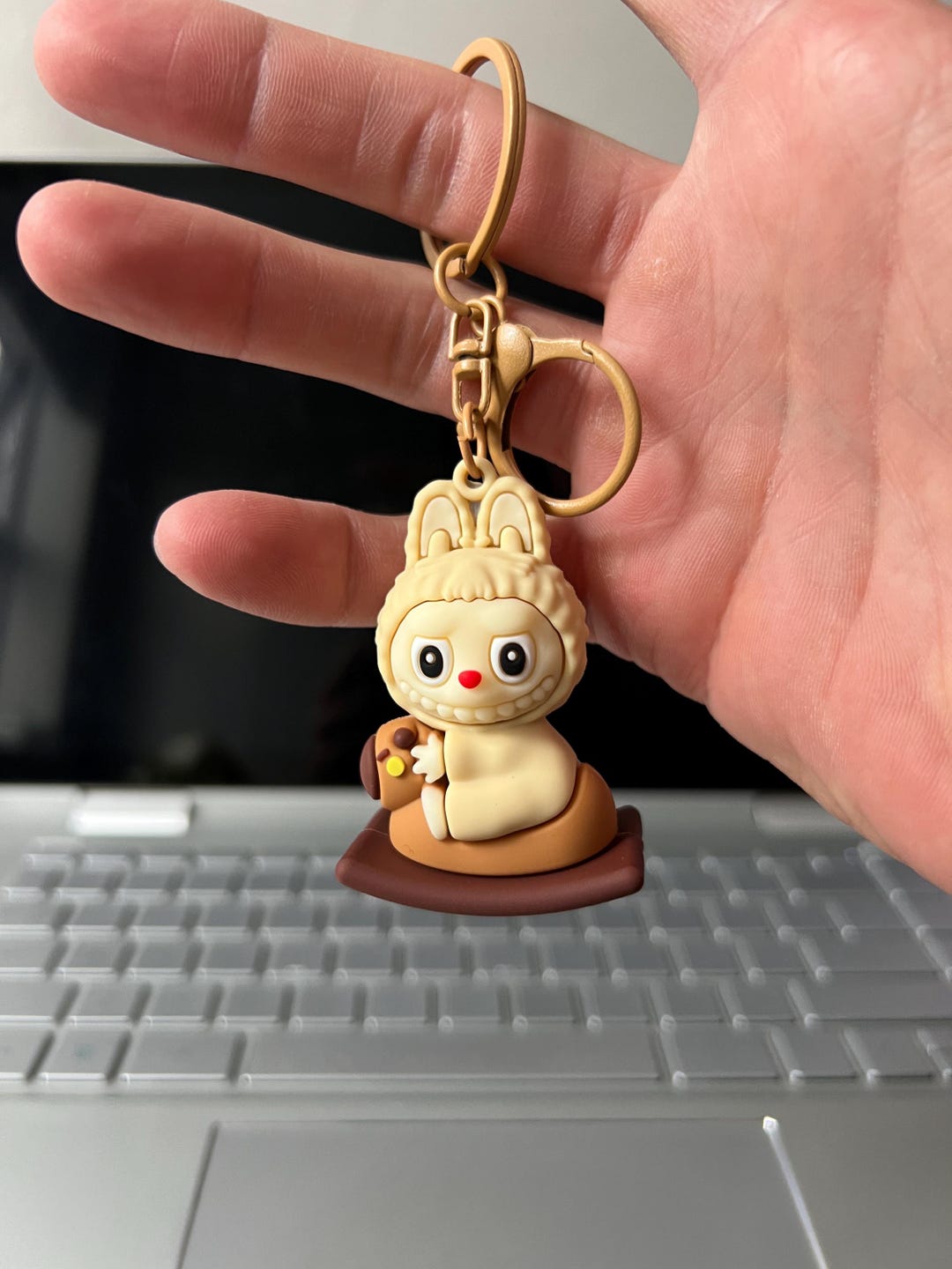 Labubu Rapper Chain LABUBU Key Chain - Etsy