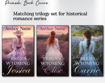 3 Premade E-book series trilogy covers