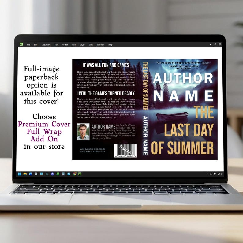 Premade Book Cover for KDP e-Book image 8