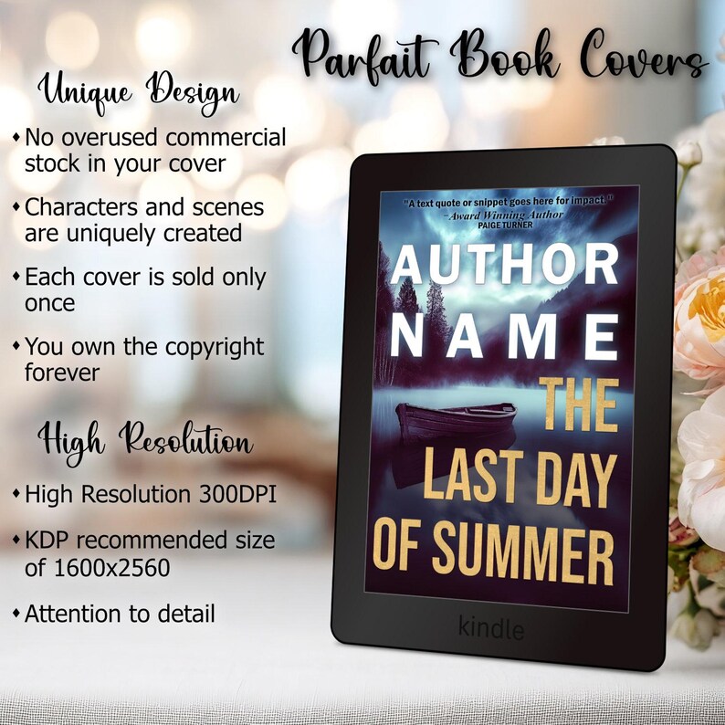 Premade Book Cover for KDP e-Book image 3