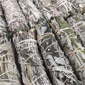 1 Mugwort Smudge Stick ~ 4&quot; Black Sage Smudge ~ Wild Harvested Mugwort ~ Sustainable Smudge Handmade Wildcrafted ~ Herbal Healing Cleansing