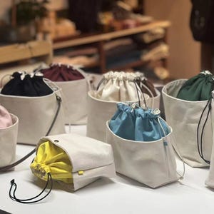 Organiseur de sac de taille personnalisée, insert de sac fourre-tout convertible à cordon de taille personnalisée, organisateur de toile pour votre sac de luxe