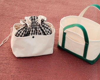 MINI custom  boat and tote insert,bag organizer,drawstring bag