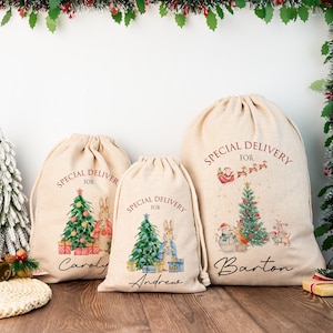 Personalised Santa Sack,Personalised Christmas Toy Sack with Name,Christmas Sack,Christmas Gift Bag,Christmas Stockings Sack, Christmas Gift