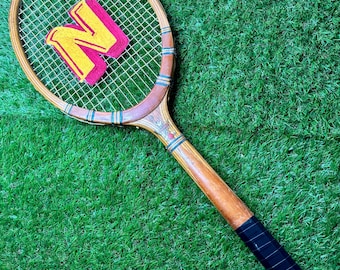 Vintage Wooden Spalding Tennis Racquet Rosie Casals Impact