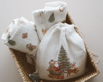 Organic Cotton Baby Cuddle Cloth | Baby Comforter | Baby Gift | Baby Sleep Aid | Baby Toy | Muslin Cloth | Sustainable Gift