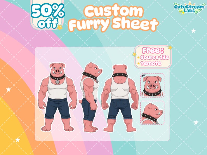 Reference Sheet | Furry Character Sheet | Digital Art Design - Etsy Canada