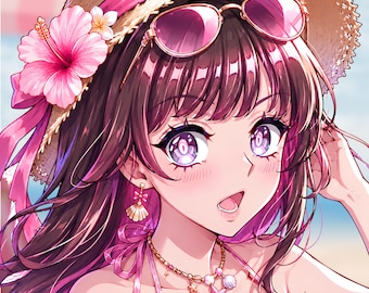 Personalized Avatar Icon, Anime Profile Pic Design, Cute Digital Portrait for Streamers, Aesthetic Display Image for Online Use, Creators