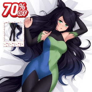 Custom Dakimakura Anime Commission Art for Body Pillow