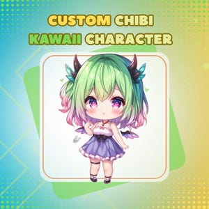 デジタルチビアート | アニメスタイルのカスタムキャラクターイラスト | 誕生日や記念日に最適なギフト