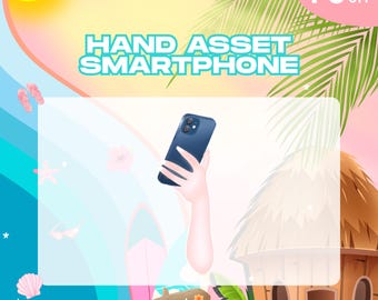 Modelo de celular para Vtuber: Smartphone Live2D (Download Digital)