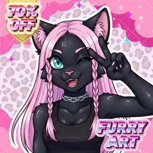 Personalized furry artwork showcasing unique fursona design with expressive eyes, stylized features, and high-quality digital shading ideal for character lovers and collectors