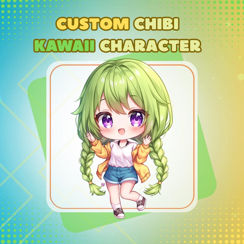 Digital Chibi Art | Custom Character Illustration in Anime Style ...