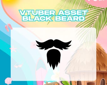 Geanimeerd Blackbeard Vtuber-item: Bewegende hoed (digitale download)