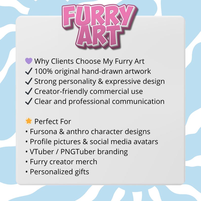 Furry character commission featuring refined shading, anthropomorphic proportions, and vibrant digital palette perfect for collectors and character-focused artwork fans.