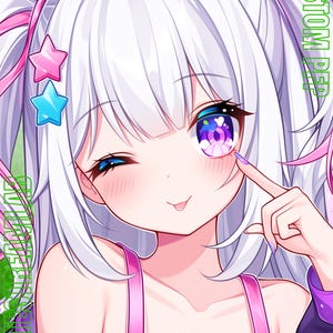 Custom Anime Profile Picture | Personalized Anime PFP Commission for Social Media, Discord, Twitch, VTuber