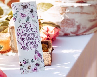 Wedding Favors for Guests in Bulk, Custom Bookmarks,