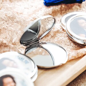 Personalized Graduation Party Favors Compact Mirrors Custom Photo Favors Thank You Favors for Guests image 3