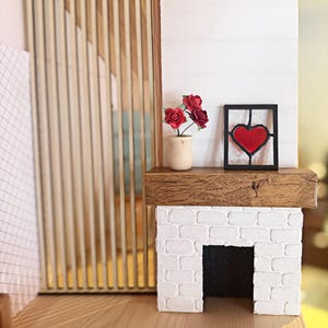 DIY Fireplace to fit Ikea Flisat Dollhouse