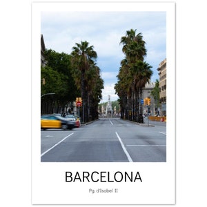 Carte postale de Barcelone