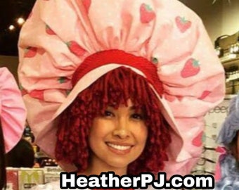 Any Size Wig or Strawberry Rag Doll Dress Crocheted Red Yarn Wig Handmade Rag Doll Ships from Florida USA via USPS Priority Mail