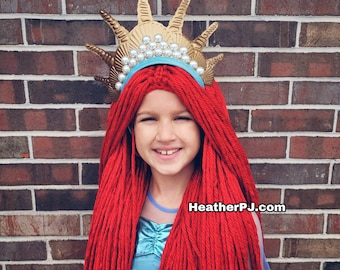 Any Size Middle Part Straight Long Yarn Wig