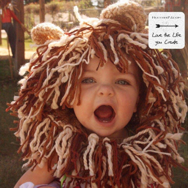 PATTERN Lion Cowl 2-4 Years Old Crochet Pattern image 1