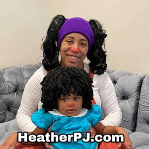 Black Hair Doll Wig image 3