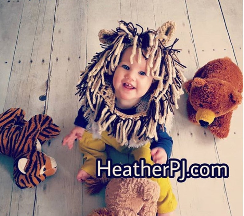 PATTERN Lion Cowl 2-4 Years Old Crochet Pattern image 9