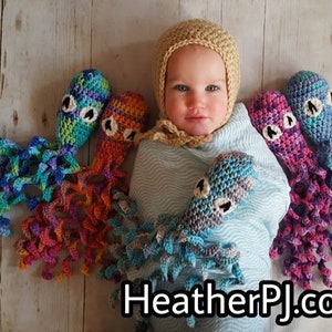 PATTERN Preemie Octopus Toy and Beanie
