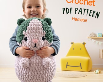 Crochet Hamster Amigurumi Plush Toy Pattern (PDF)