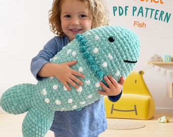 Goldfish Amigurumi Crochet Pattern: Beginner Plush Toy Design (PDF Download)