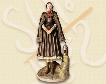 The Doll - Bloodborne Fanart Statue - Unpainted Resin Statue The Doll - Bloodborne Fanart Statue - Unpainted Resin Statue