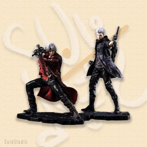 Devil May Cry 5 : Dante & Nero 1/8 Scale Figurine Doll Collectible Model Decoration Toy