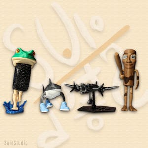 Brainrot Figurines : Tung Tung Tung Sahur, Tralalero Tralala Figure Ornament Funny Doll Toy