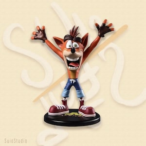 Crash bandicoot figure - Etsy 日本