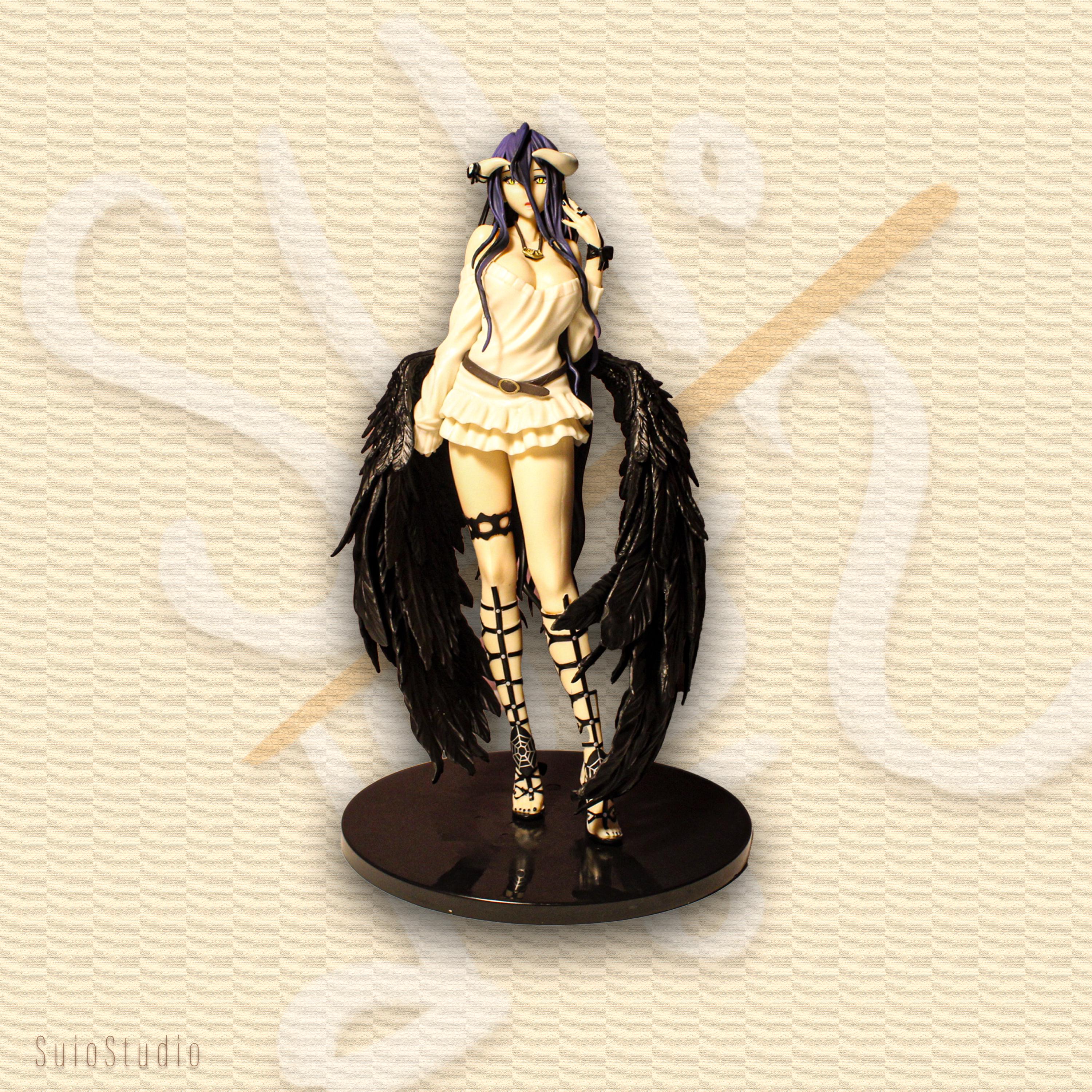 Overlord III : Albedo Ver. Anime Figure Albedo  Action Figure Toy Figurube Doll Collection Model Christmas Gift