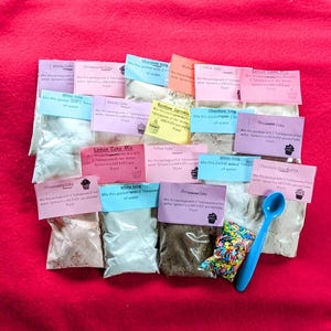 Easy Baking Toy Oven Refill Mixes, 20 Refill Mixes, Bake (Cakes, Muffins, Frostings, and Sprinkles) Great Gift Idea!