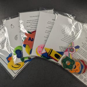 Set of 2 Felt Board, Flannel Board Activities. You choose!