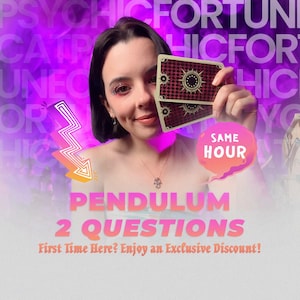 Same Hour Pendulum Reading: Yes or No Answers (Digital Delivery)