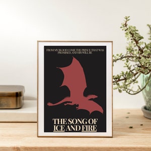 The Song of Ice and Fire Print (Game of Thrones/House of the Dragon) - DIGITAL DOWNLOAD