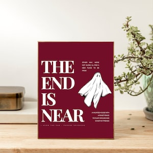 I Know The End - Phoebe Bridgers Lyric Print  - DIGITAL DOWNLOAD with phone wallpaper